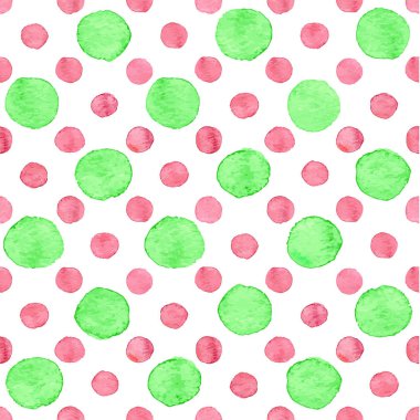 Sorunsuz suluboya nokta deseni