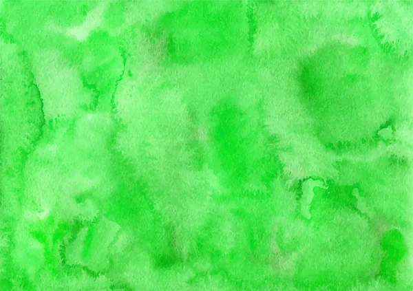 Grüner Aquarell-Hintergrund — Stockvektor