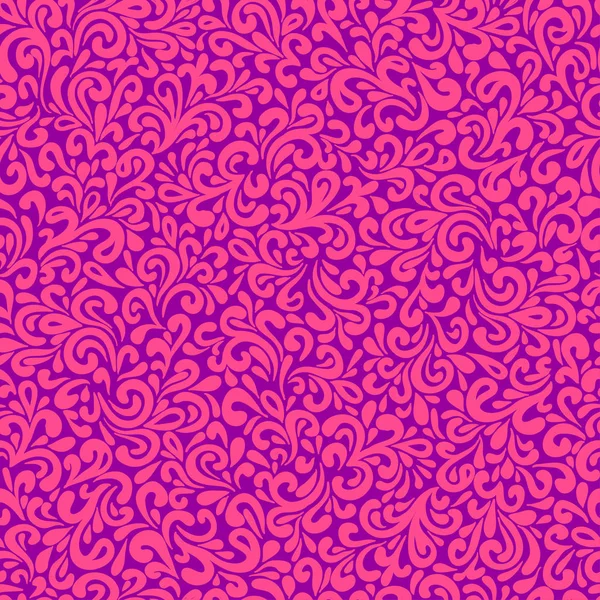 Wellenförmiges Doodle-nahtloses Muster — Stockvektor