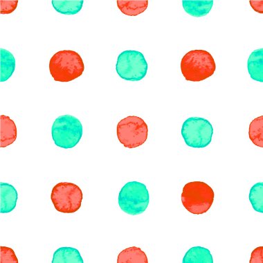 Sorunsuz suluboya nokta deseni