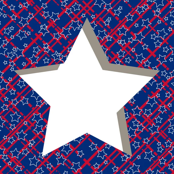 Американська зірка кадру . — стоковий вектор