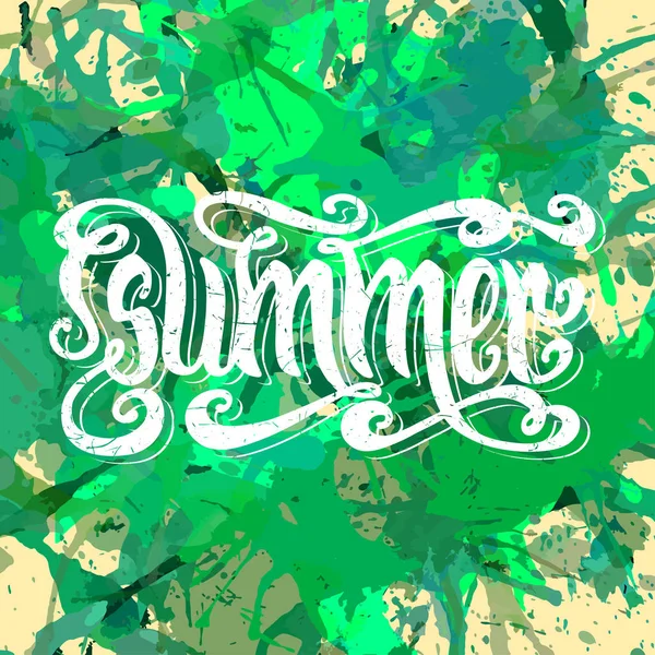 Summer in green — Stock Vector