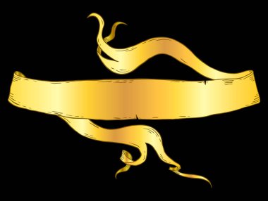 Vintage şerit afiş