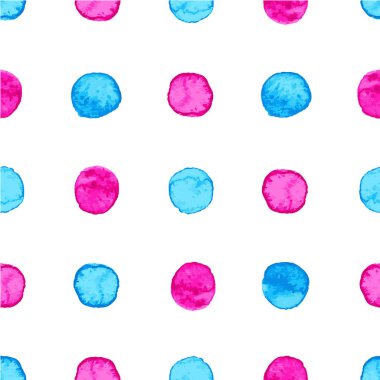 Sorunsuz suluboya nokta deseni