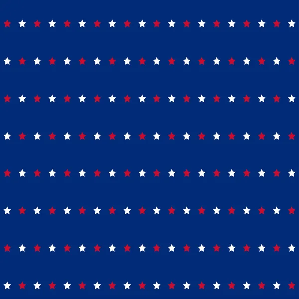 미국 별 완벽 한 패턴 — 스톡 벡터