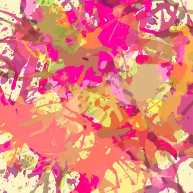 sanatsal boya sıçraması