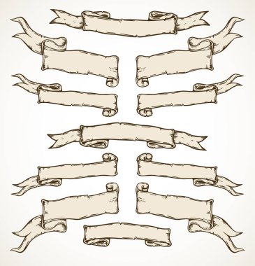 Vintage şerit afiş