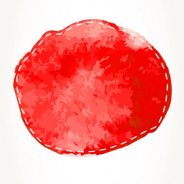 Kesikli suluboya daire