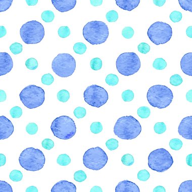 Sorunsuz suluboya nokta deseni