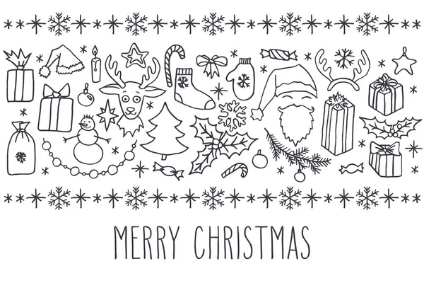 Noel doodle tebrik kartı