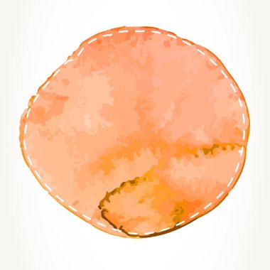 Kesikli suluboya daire