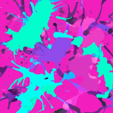 sanatsal boya sıçraması