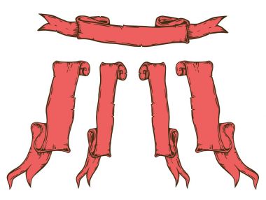 Vintage şerit afiş