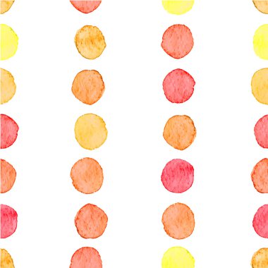 Sorunsuz suluboya nokta deseni