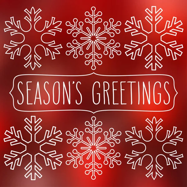 Kar taneleri ve mutlu bayramlar