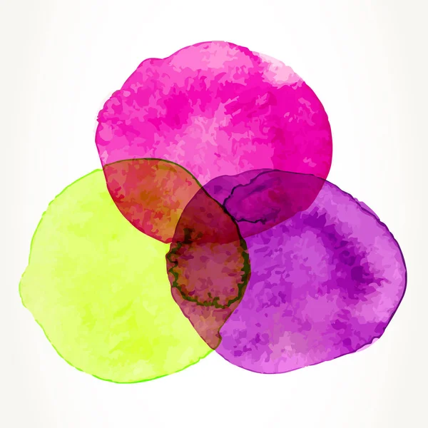 renkli suluboya daireler