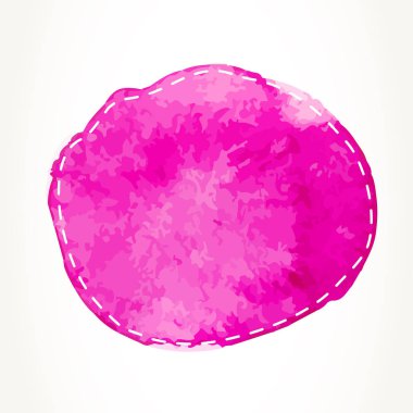 Kesikli suluboya daire