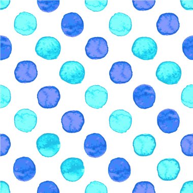 Sorunsuz suluboya nokta deseni