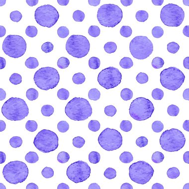 Sorunsuz suluboya nokta deseni