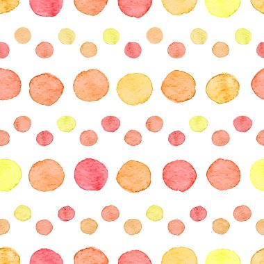 Sorunsuz suluboya nokta deseni