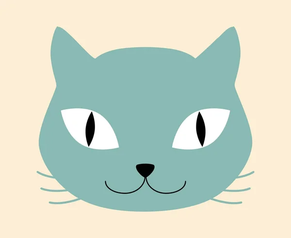 Cat head icon — Stock Vector