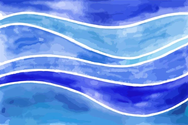 Акварель фони хвилі — стоковий вектор