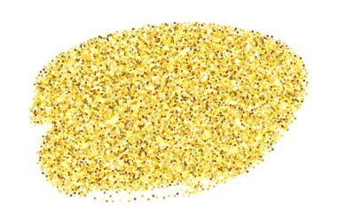 Altın glitter tasarım öğesi