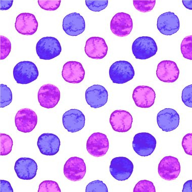 Sorunsuz suluboya nokta deseni