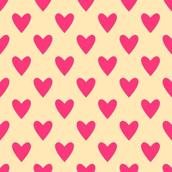 Seamless hearts pattern — Stock Vector