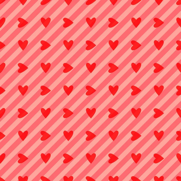 Seamless hearts pattern — Stock Vector