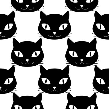 Kedi kafaları Seamless Modeli