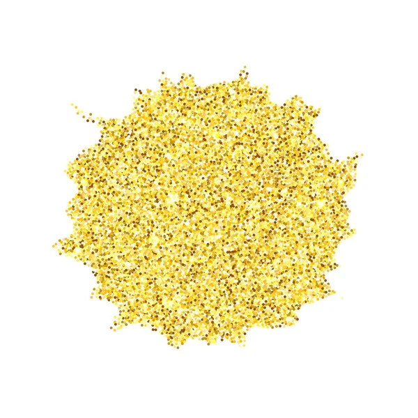 Gold glitter design element — Stock Vector