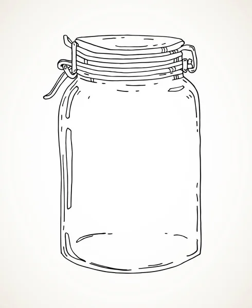 Боку звернено jar — стоковий вектор
