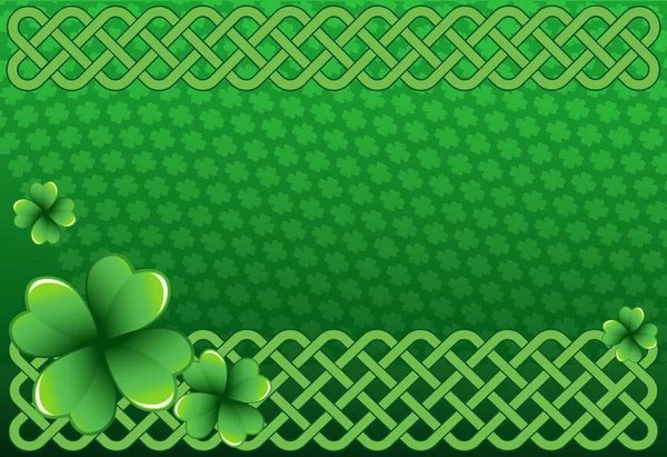 Hintergrund zum St. Patrick 's Day — Stockvektor