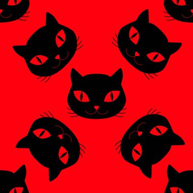 Kedi kafaları Seamless Modeli