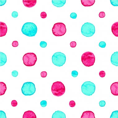 Sorunsuz suluboya nokta deseni