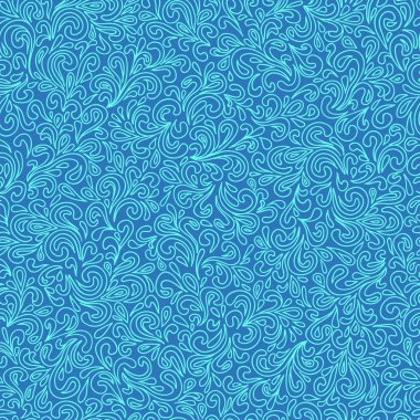 dalgalı doodle seamless modeli