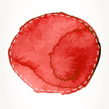 Kesikli suluboya daire