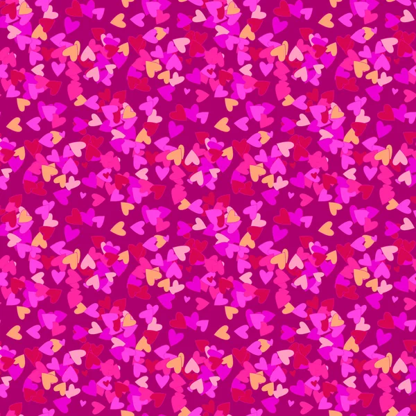 Valentine hearts seamless pattern — Stock Vector