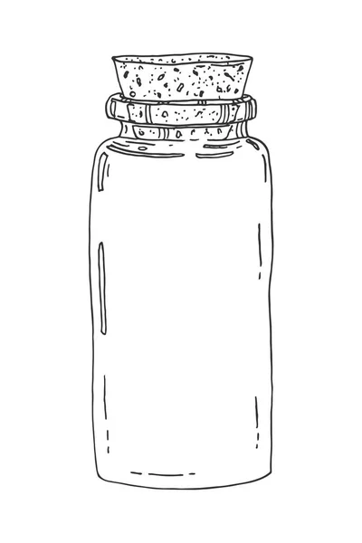 Hand drawn jar — Stock Vector