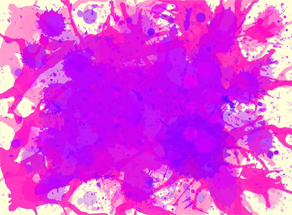 Aquarelle rose et violet fond de peinture — Image vectorielle