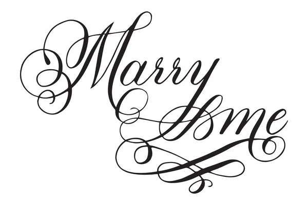 Mariage calligraphie moderne — Image vectorielle