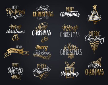 El yazısı Noel tebrik, modern kaligrafi yazı se