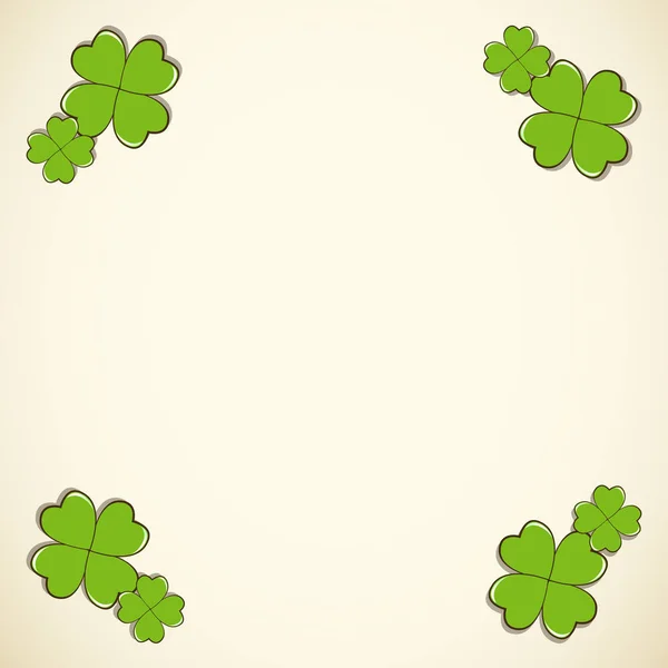 Saint Patrick's Day frame achtergrond — Stockvector