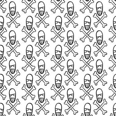 Cadılar Bayramı kutlama sorunsuz desen