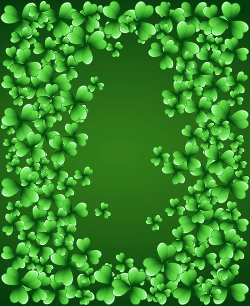 Saint Patrick 's Day Frame Hintergrund — Stockvektor