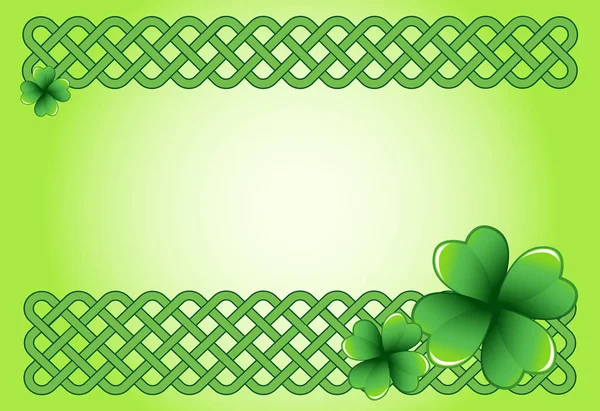 Hintergrund zum St. Patrick 's Day — Stockvektor