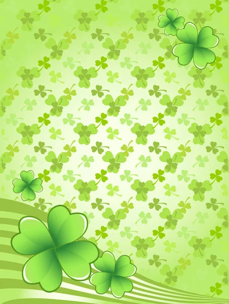 Hintergrund zum St. Patrick 's Day — Stockvektor