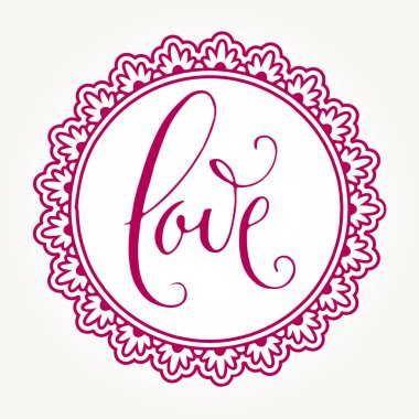 Sevgililer Günü tebrik kartı.