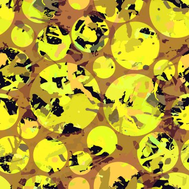 Funky soyut renk boyalar Dikişsiz desen